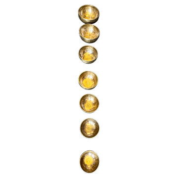 Klangschalen – 7 Chakra -Set – Himalayacrafts