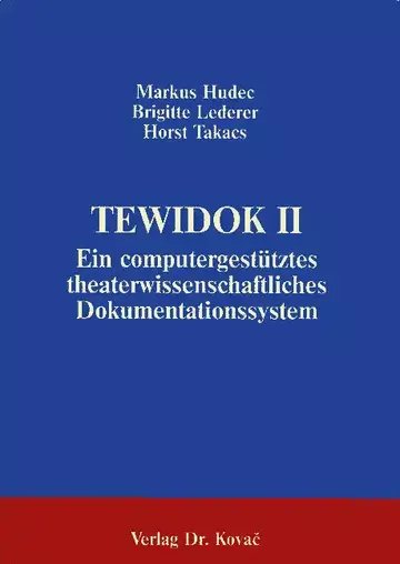 Hudec: TEWIDOK II.