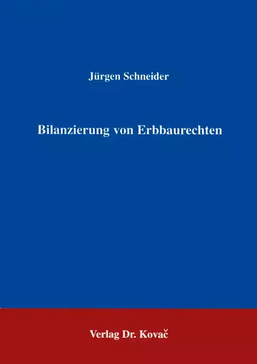 Schneider: Bilanzierung von Erbbaurechten