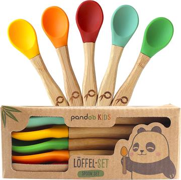 pandoo Kinderlöffel Set aus Bambus