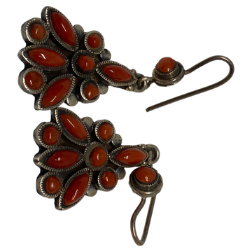 Silberohrring mit Jaspis 