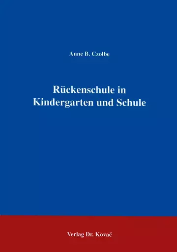 Czolbe: Rückenschule in Kindergarten und Schule