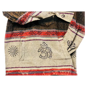 Nepal Ethno Yoga Hemd/Bluse – mehrfarbig