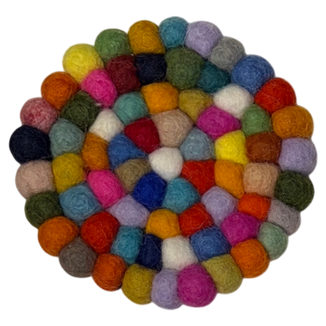 Filz-Untersetzer –  bunt – Ø 10cm