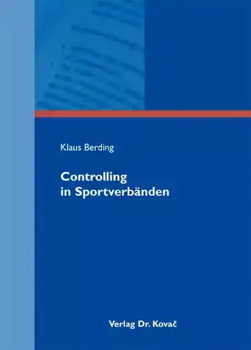 Klaus Berding: Controlling in Sportverbänden