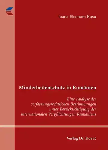 Ioana Eleonora Rusu: Minderheitenschutz in Rumänien