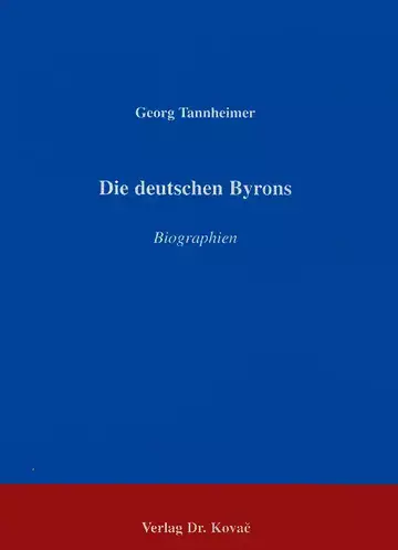 Tannheimer: Die deutschen Byrons