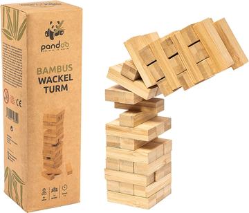 pandoo Bambus Spiel Wackelturm