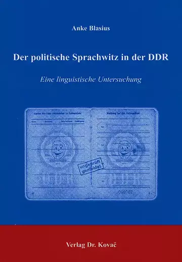 Blasius: Der politische Sprachwitz in der DDR