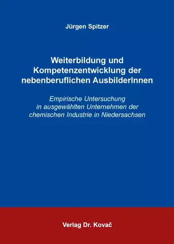 Jürgen Spitzer: Weiterbildung und Kompetenzentwicklung der nebenberuflichen AusbilderInnen