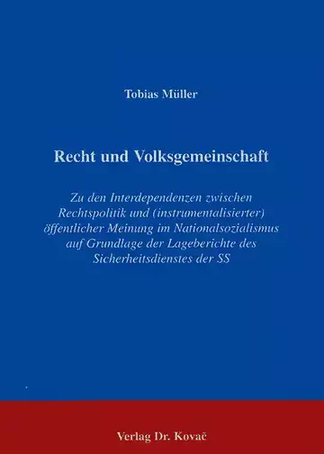 Müller: Recht und Volksgemeinschaft