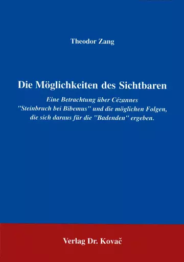 Zang: Die Möglichkeiten des Sichtbaren