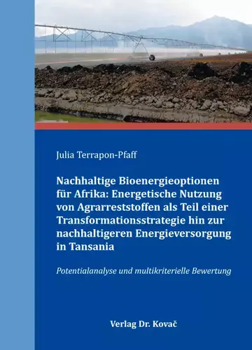 Julia Terrapon-Pfaff: Nachhaltige Bioenergieoptionen für Afrika: Energetische Nutzung von Agrarreststoffen als Teil einer Transformationsstrategie hin zur nachhaltigeren Energieversorgung in Tansania