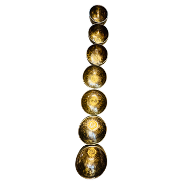 Klangschalen – 7 Chakra -Set – HimalayaCrafts