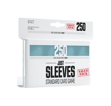 Just Sleeves – Standard Value Pack Clear 66 x 92 mm Clear | Farbcode Grau - GAMEGEN!C | Artikelnummer: 4251715411377