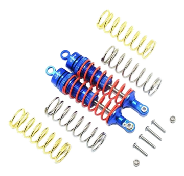 ALUMINIUM DÄMPFER VORNE 87MM BLAU GPM TRX RUSTLER, SLASH, HOSS 4X4 | z.b. für: Slash 4x4  | Artikelnummer: RUS4087F-B-OR