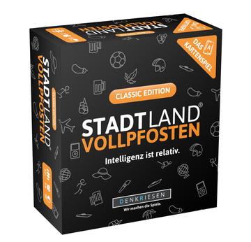 STADT LAND VOLLPFOSTEN: Das Kartenspiel – Classic Edition | DENKRIESEN | Artikelnummer: 4260528090518