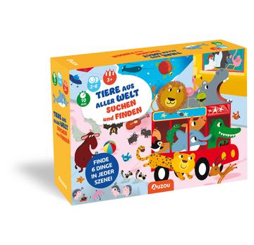 Tiere aus aller Welt suchen und finden | Auzou | Artikelnummer: 3760354050218