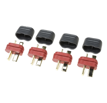Revtec - Steckverbinder - Deans - Goldkontakten - mit Kappe - Stecker - 4 St |  | Artikelnummer: GF-1006-011