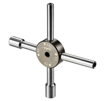 TFL Kreuzschlüssel Aussensechskant 4,0/5,5/7,0/8,0mm |  | Artikelnummer: TT1606-04