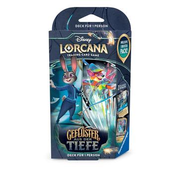 Disney Lorcana - Geflüster aus der Tiefe Starter Deck - Saphir & Stahl | Ravensburger | Artikelnummer: 4050368987778