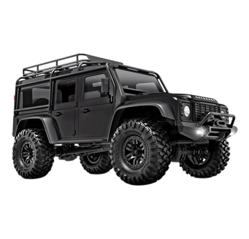 TRAXXAS TRX-4M LR Defender 4x4 schwarz 1/18 Crawler RTR Brushed, mit Akku und USB Ladegerät |  | Artikelnummer: TRX97054-1-BLK