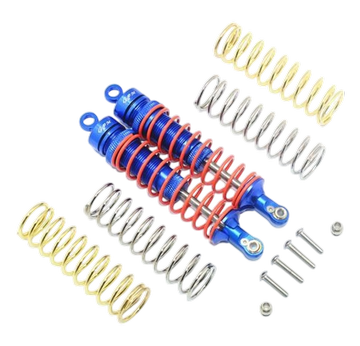 ALUMINIUM DÄMPFER HINTEN 102MM BLAU GPM TRX RUSTLER, SLASH, HOSS 4X4 | z.b. für: Slash 4x4  | Artikelnummer: RUS4102R-B-OR