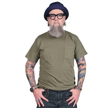Pocket Tee | Made in USA | Olive | Artikelnummer: 5858-1773-5070