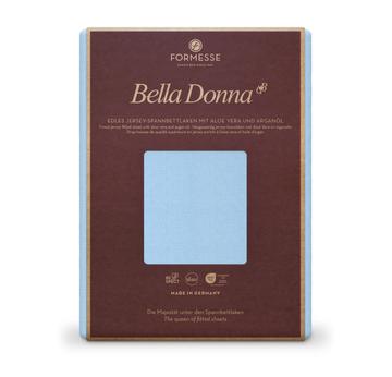 Fixleintuch Bella Donna hellblau | 90-100 x 200-220 cm | Artikelnummer: 037 04 0522