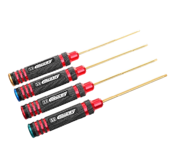 Team Corally - Pro Hex Tool Set - Ti-Ni Coated - 1.5 / 2.0 / 2.5 / 3.0 mm - 4 pcs | Innensechskannt Set | Artikelnummer:  C-16185