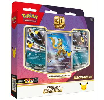 Pokémon 30 Jahre Kampfdeck Nacht | voraussichtlich lieferbar ab 30.10.2026 | Artikelnummer: 0196214147300b