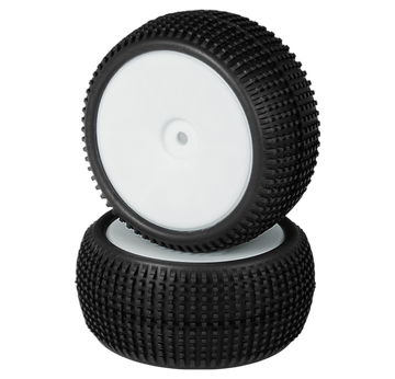 LC Racing Reifen/Felgern Mini Buggy Jetgo hinten 2WD montiert | z.b. für : BHC-1, EMB | Artikelnummer: L5072