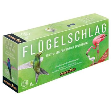Flügelschlag: Mittel- und Südamerika - Erweiterung | Feuerland Spiele - voraussichtlich lieferbar ab August 2026 | Artikelnummer: 4260705310590