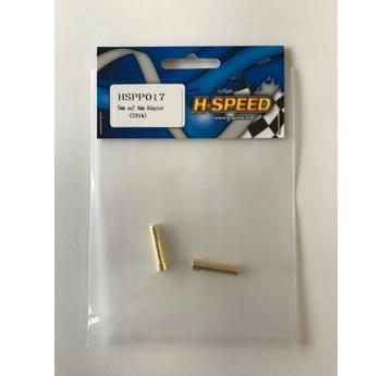 H Speed 5mm auf 4mm Goldkontakt-Adapter (2Stk) HSPP017 |  | Artikelnummer: HSPP017