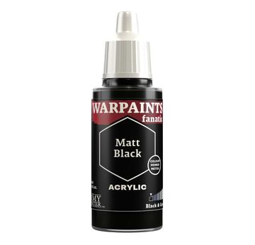 Army Painter Warpaints Fanatic: Matt Black | Army Painter | Artikelnummer: 5713799300125