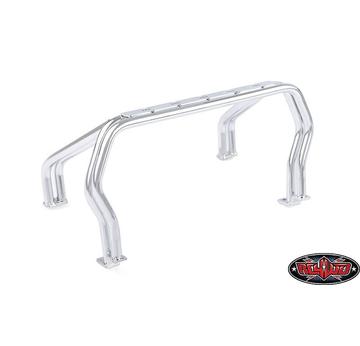 Doppel-Stahlrohr Rack silber chrom RC4WD Chevrolet Blazer und K10 | z.b. für RC4WD K10 | Artikelnummer: Z-X0003