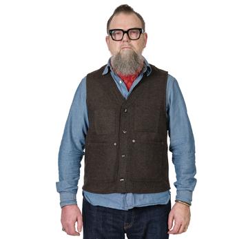 JK Vest | Tommy Wool | Brown | FW SPECIAL | ARCHIVE-STYLES | Artikelnummer: 0687-2148-6061
