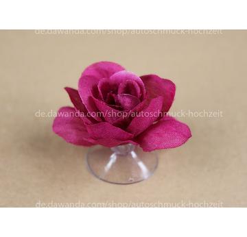 Burgund Rosen Hochzeitsauto Dekoration Minirosen  |  | Artikelnummer: 93205615