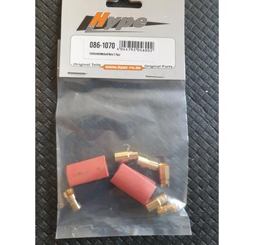 Hype 086-1070 6mm Goldkontakt Stecker/Buchse (3Paar) |  | Artikelnummer: HY086-1070