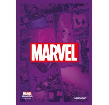 MARVEL CHAMPIONS Art-Sleeves - Marvel Purple | Farbcode Grau - GAMEGEN!C - 66 x 91 mm | Artikelnummer: 4251715409794