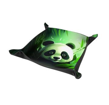Dice Tray - Forest Panda 22x22 cm | Playmats | Artikelnummer: 5905794520480