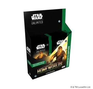 Star Wars: Unlimited - Homeworlds (Carbonite-Booster-Display) | Fantasy Flight Games - im Laden ab 02.10. online ab 09.10.26 lieferbar | Artikelnummer: 0841333140342