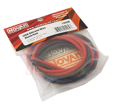 Novak 5530 - 12G Silikon Stromkabel: 0,9 m |  | Artikelnummer: NVK5530