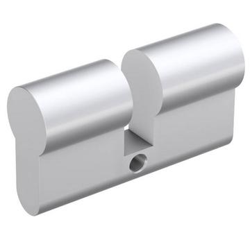 Blindzylinder 30-35 | Euro Profilzylinder Blind Messing vernickelt inkl. 80mm Stulpschraube | Artikelnummer: B30-35