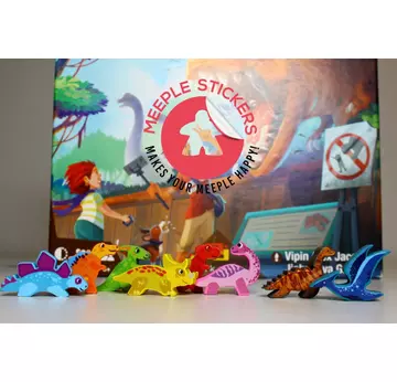 DRAFTOSAURUS + Marina + Aerial Meeple Sticker | Meeple Stickers | Artikelnummer: 5999573830334