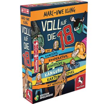 Voll auf die 18 – Das Känguru-Kartenspiel | Pegasus Spiele | Artikelnummer: 4250231734366