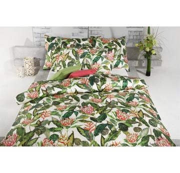 Satin Bettwäsche Regula grün | 160x210cm | Artikelnummer: 50.266.03