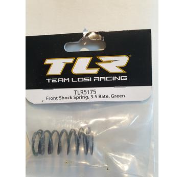 TEAM LOSI TLR5175 Front Shock Spring,3,5 Rate Green |  | Artikelnummer: TLR5175