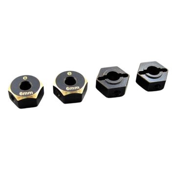 Samix Messing Hex Adapter (6mm) SAMIX Element RC Enduro  | z.b. für Element RC Enduro Crawler | Artikelnummer: SAMend-4063-6