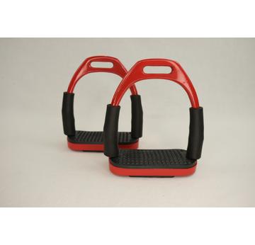 Rote Flexi Sicherheitssteigbügel  | rot | Artikelnummer: AMI-1012 10cm